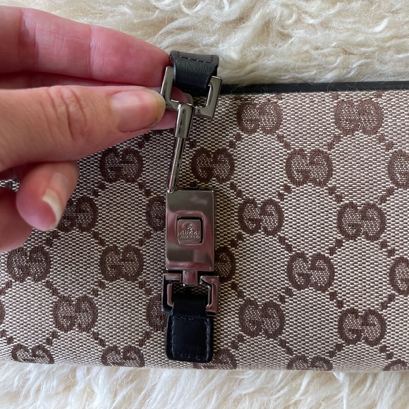 EXCELLENT CONDITION! Authentic Gucci GG Monogram Logo Jackie Wallet - Picture 5 of 13